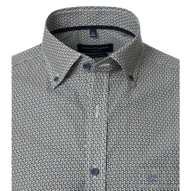 Casamoda Heren overhemd 444304300 300 green milieu Overhemd 444304300 300GreenMilieu large