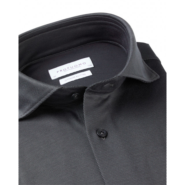 Profuomo Japanese knitted overhemd met lange mouwen 097405-001-41 large