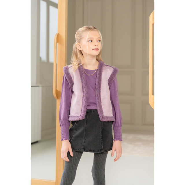 Like Flo Meisjes reversibel gilet teddy dewi - F408-5308-217 large