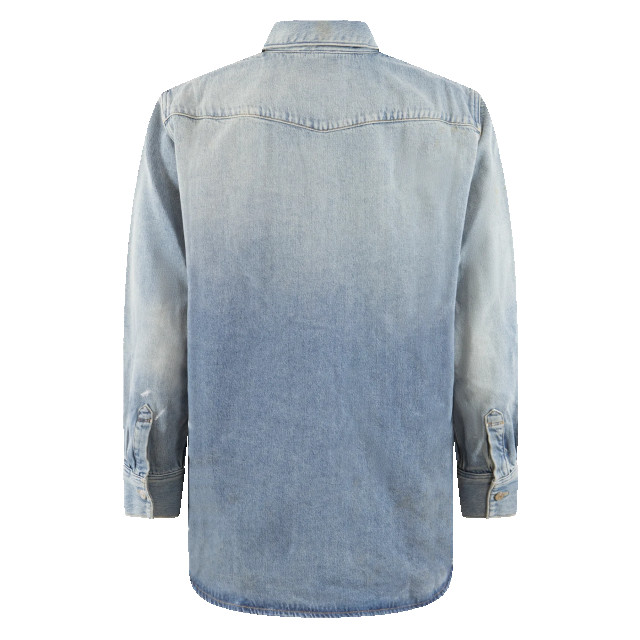 Acne Studios Heren denim shirt relaxed fit Fn-Ux-Shir000026-103 large