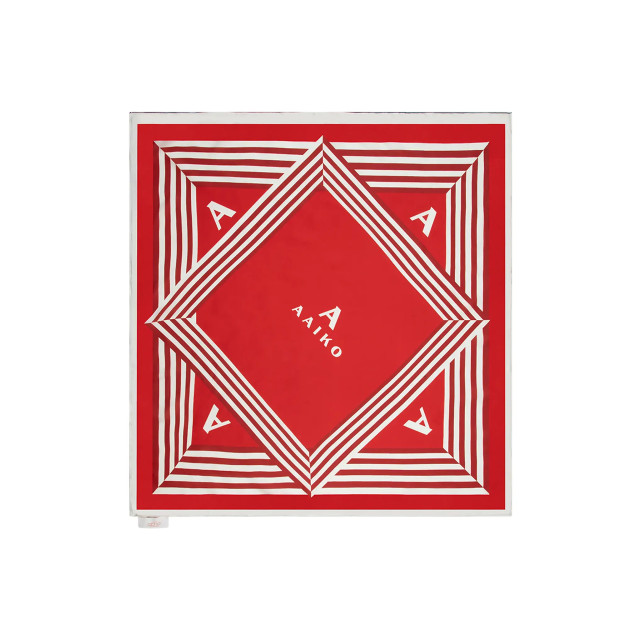 Aaiko Scarf red line SCARF RED LINE large
