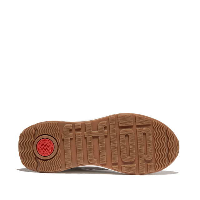 FitFlop F-mode flow sneaker leather & suede mix HX7 large