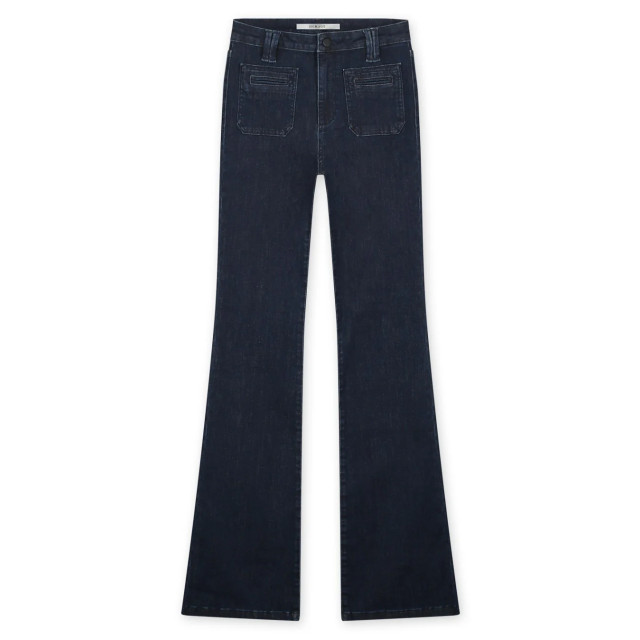 Homage to Denim Donker flared jeans zakken jane 8957268885832 large