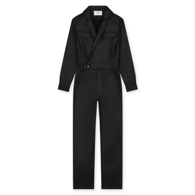 Homage to Denim E flowy coated cross over jumpsuit 8957267935560 large