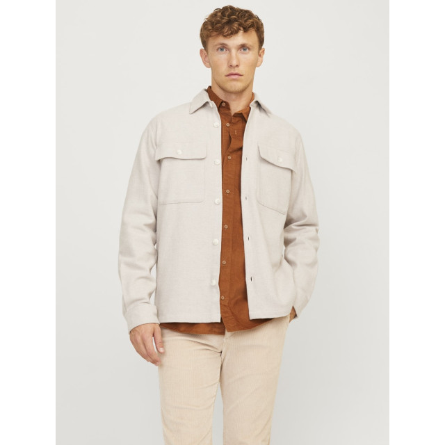 Jack & Jones Jprraymond melange solid ls overshi zand 5309.04.0012 large