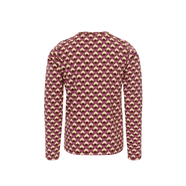 Looxs Revolution Longsleeve retro lila voor meisjes in de kleur 2431-7411-950 large