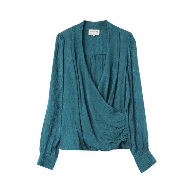 Grace & Mila Wikkelblouse patroon nonna 8965673648456 large