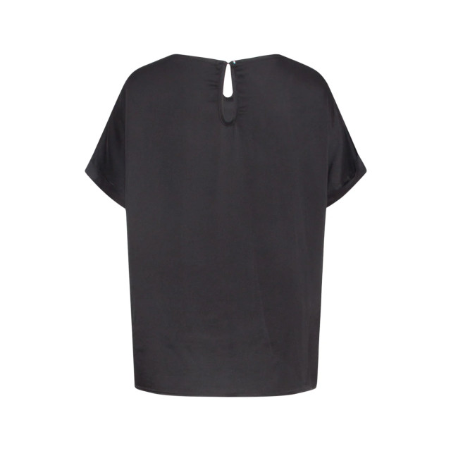 Smashed Lemon 24682 satijnen top met v-hals | 24682-999-M large