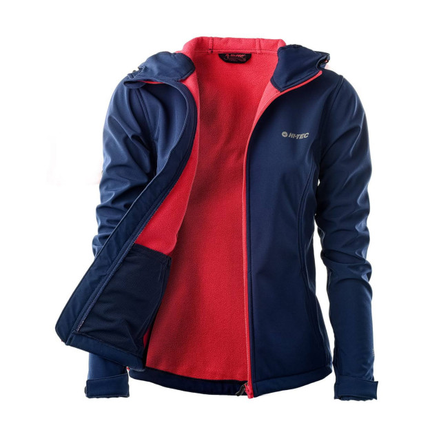 Hi-Tec Dames caria ii softshell jas UTIG2192_navybrightpink large