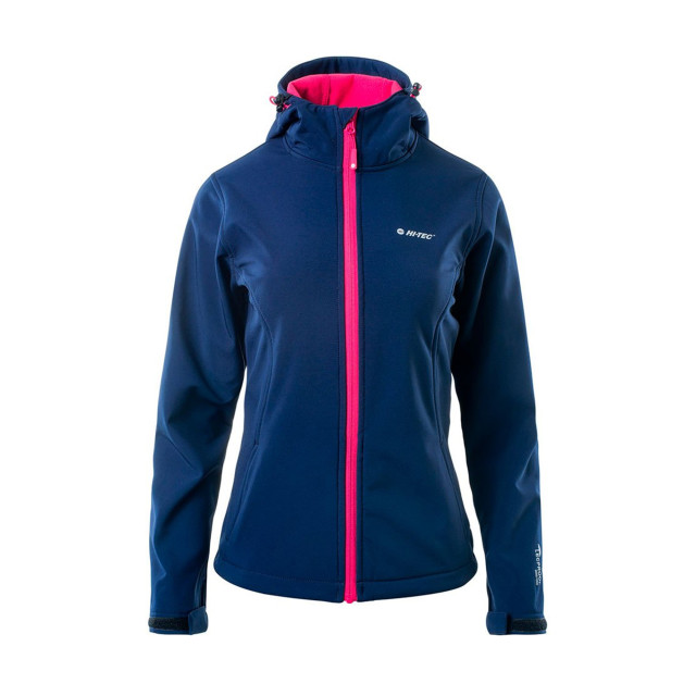 Hi-Tec Dames caria ii softshell jas UTIG2192_navybrightpink large