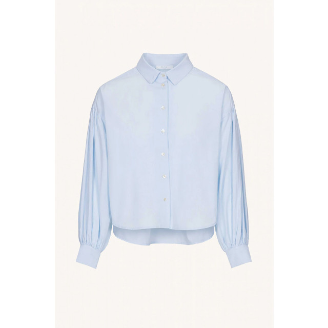 By-Bar Amsterdam 23512037 sarah short chambray blouse 23512037 Sarah short chambray blouse large