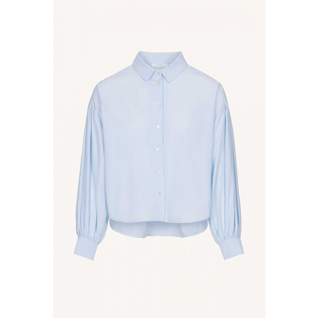 By-Bar Amsterdam 23512037 sarah short chambray blouse 23512037 Sarah short chambray blouse large