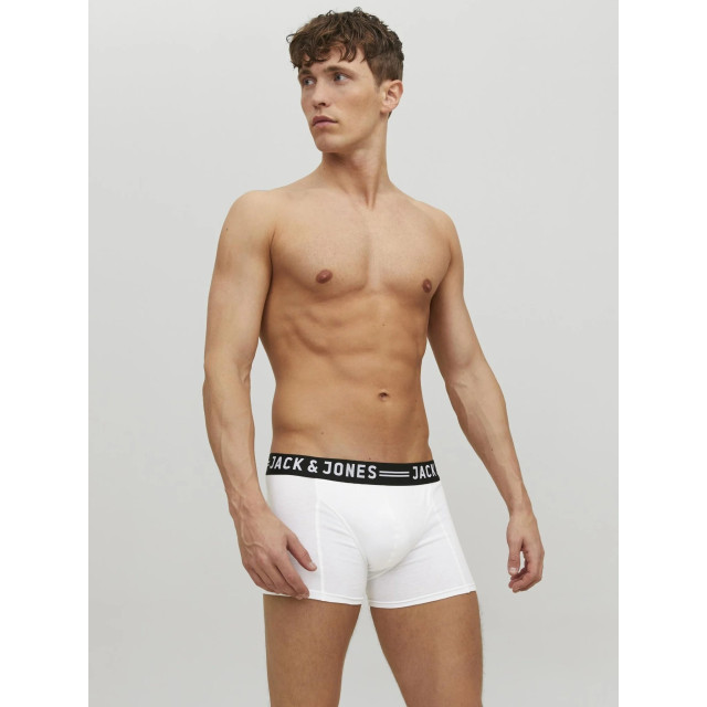 Jack & Jones Heren boxershorts sense zwart/grijs/wit 3-pack 12081832 large