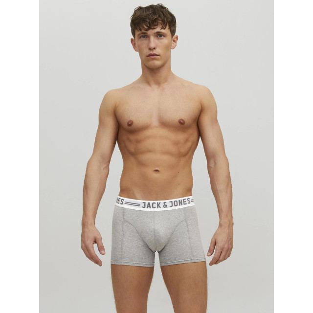 Jack & Jones Heren boxershorts sense zwart/grijs/wit 3-pack 12081832 large