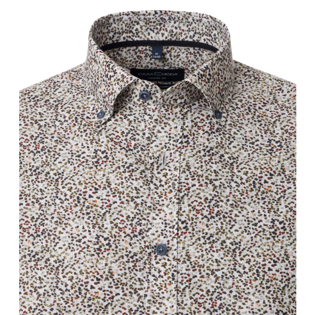 Casamoda Heren overhemd 444310700 200 brown Overhemd 444310700 200Brown large