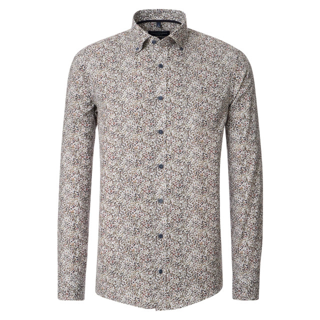 Casamoda Heren overhemd 444310700 200 brown Overhemd 444310700 200Brown large