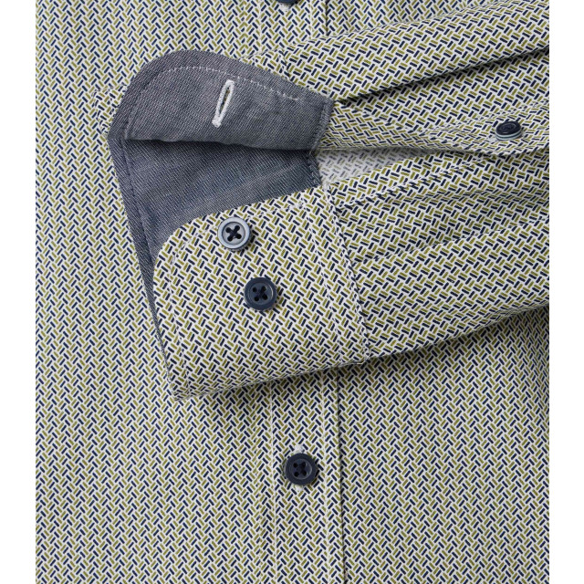 Casamoda Heren overhemd 444305400 300 green milieu Overhemd 444305400 300GreenMilieu large