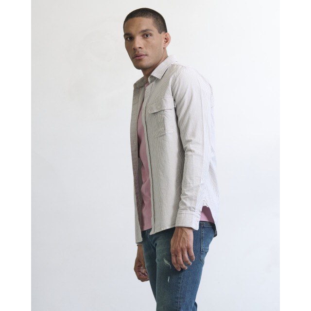 J.C. Rags Ruster casual overhemd met lange mouwen 084586-001-L large