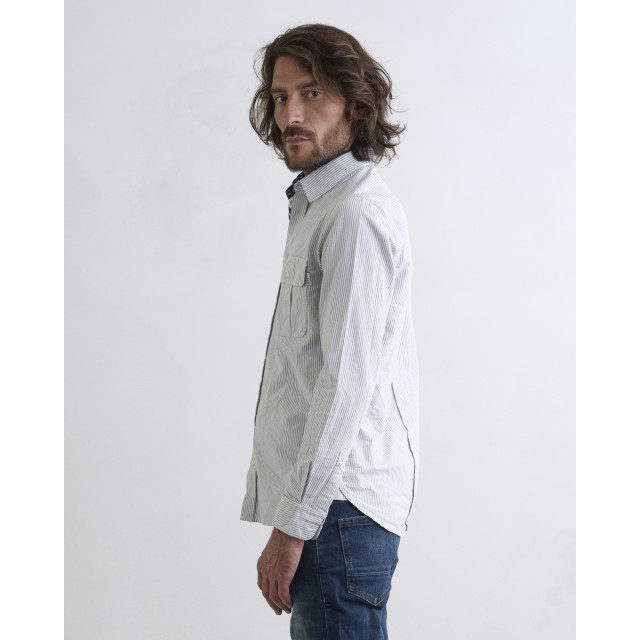 J.C. Rags Ruster casual overhemd met lange mouwen 084586-002-M large