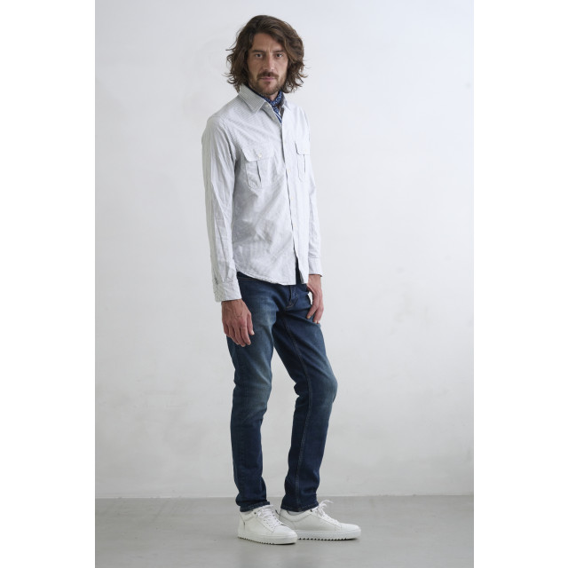 J.C. Rags Ruster casual overhemd met lange mouwen 084586-002-M large