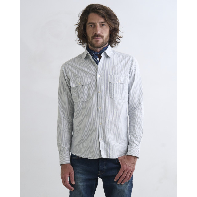 J.C. Rags Ruster casual overhemd met lange mouwen 084586-002-M large