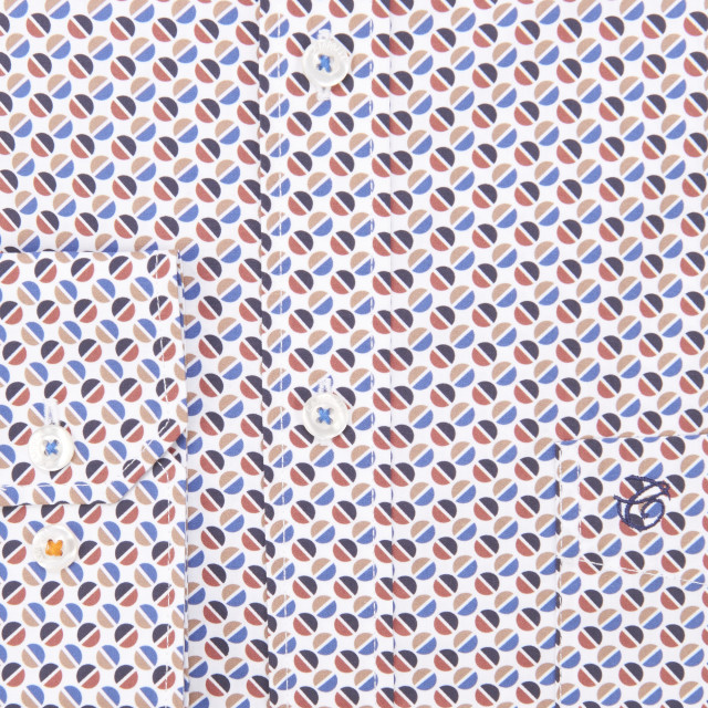 Campbell Classic casual overhemd met lange mouwen 084664-002-M large