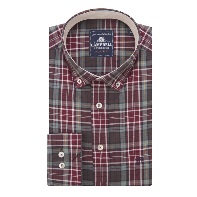 Campbell Classic casual overhemd met lange mouwen 084127-004-XL large