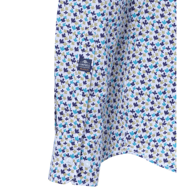 Campbell Classic casual overhemd met lange mouwen 076482-011-M large