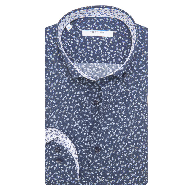 The Blueprint Casual overhemd met lange mouwen 082225-001-M large