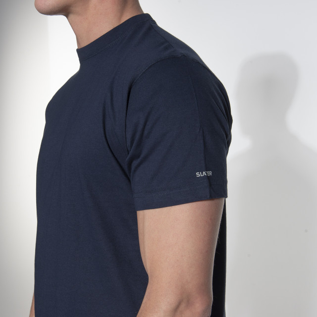 Slater Regular fit t-shirt ronde hals 2-pack 044469-000-S large