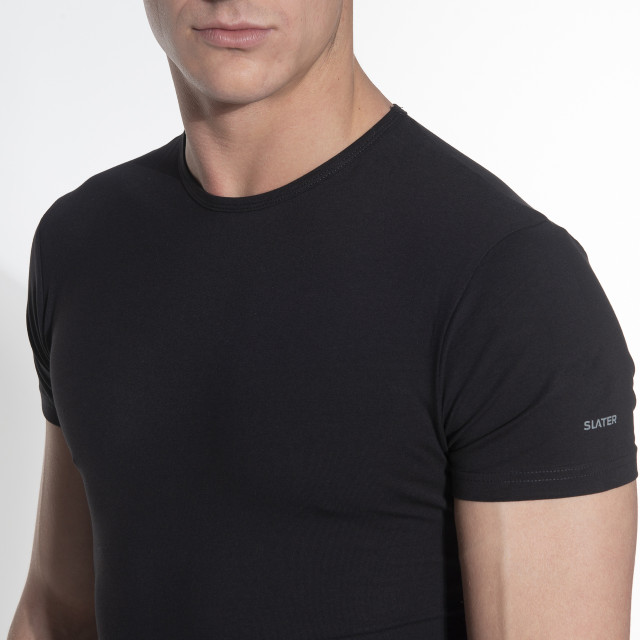 Slater Stretch t-shirt ronde hals 2-pack 044472-000-L large