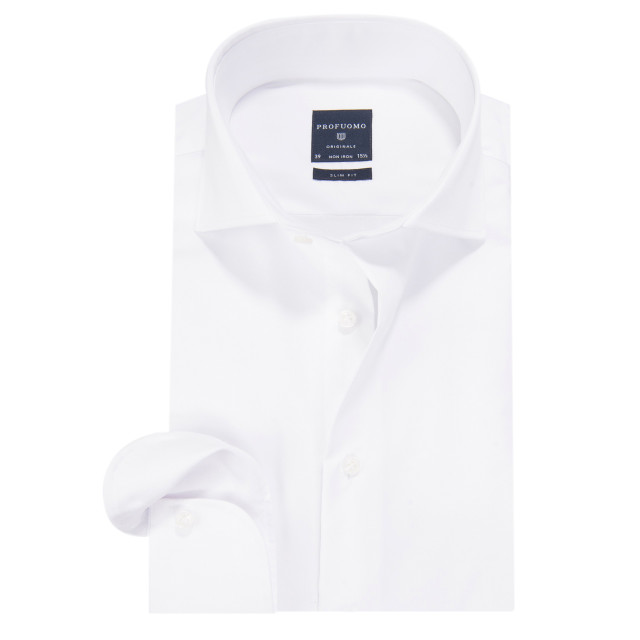 Profuomo Slim fit overhemd extra met lange mouwen 009038-01-44 large