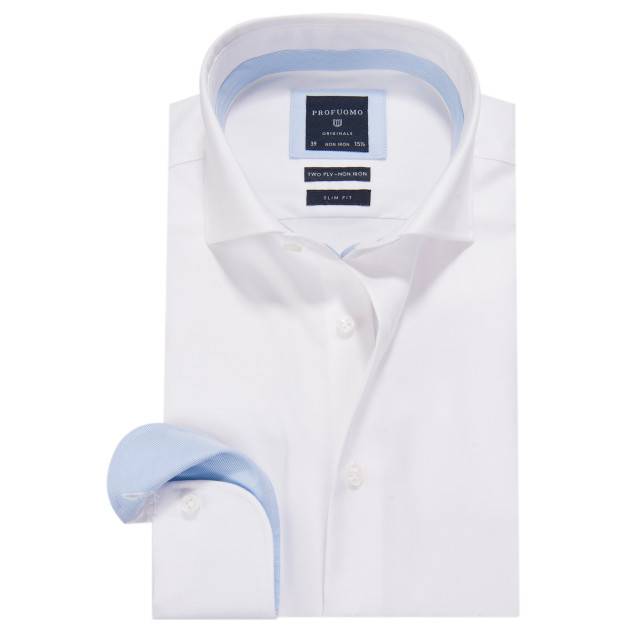 Profuomo Originale slim fit overhemd met lange mouwen 011836-01-37 large