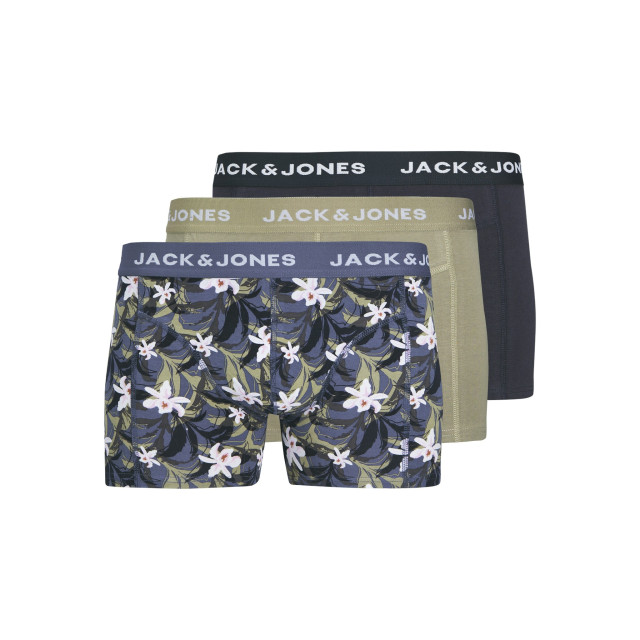Jack & Jones Heren boxershorts trunks jacmason flower 3-pack 12263713 large