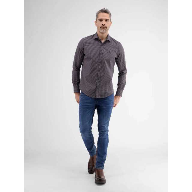 Lerros Modieus overhemd met geometrisch patroon 2481343 large
