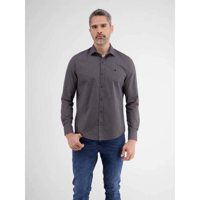 Lerros Modieus overhemd met geometrisch patroon 2481343 large