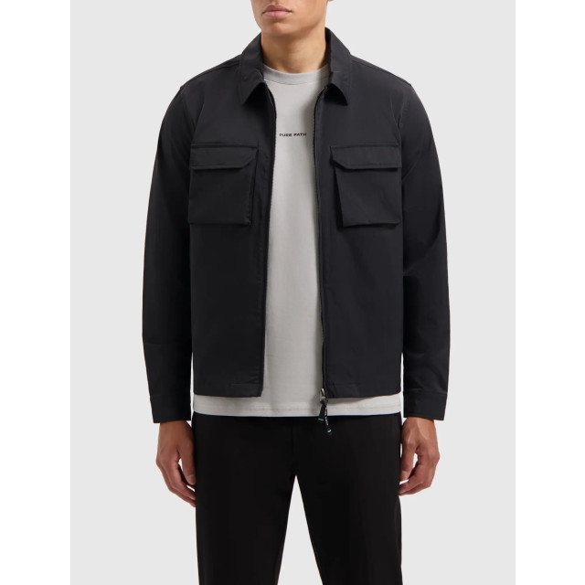 Pure Path Crêpe stretch overshirt 153548032 large