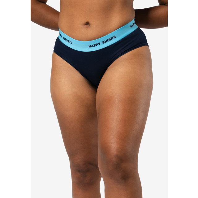 Happy Shorts Dames hipster navy 2-pack HS-1015 large