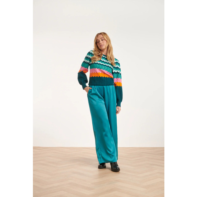 Smashed Lemon 24609 rijke zig-zag gebreide top | 24609-640-998 large Smashed Lemon 24609 rijke zig-zag gebreide top | 24609-640-998 large