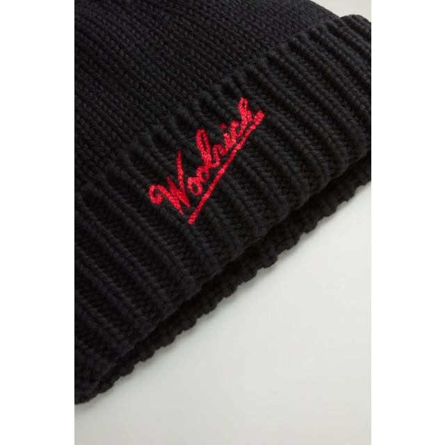 Woolrich Men merino wool logo beanie 153599232 large