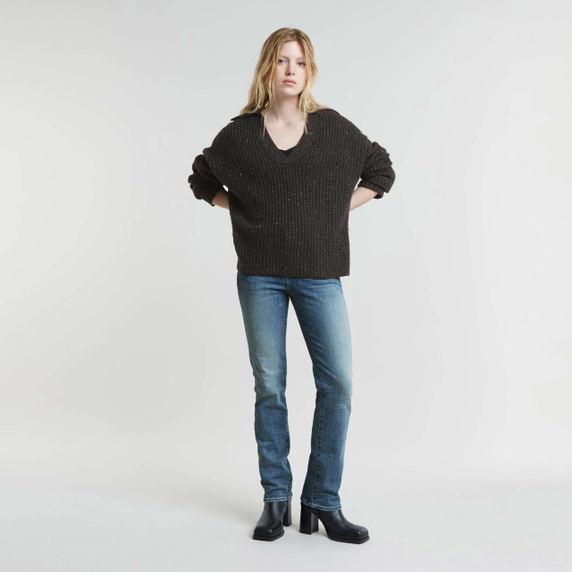 G-Star Heavy knitted loose polo wmn D25220-D890-G859 large G-Star Heavy knitted loose polo wmn D25220-D890-G859 large