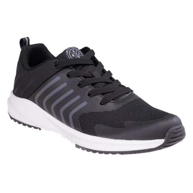 Bejo Kinderen/kinderen barry logo trainers UTIG1276_blackwhite large