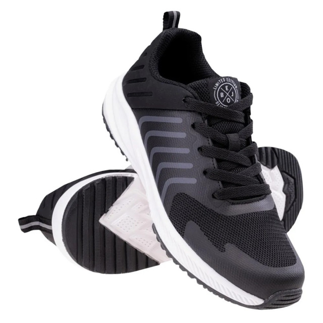 Bejo Kinderen/kinderen barry logo trainers UTIG1276_blackwhite large