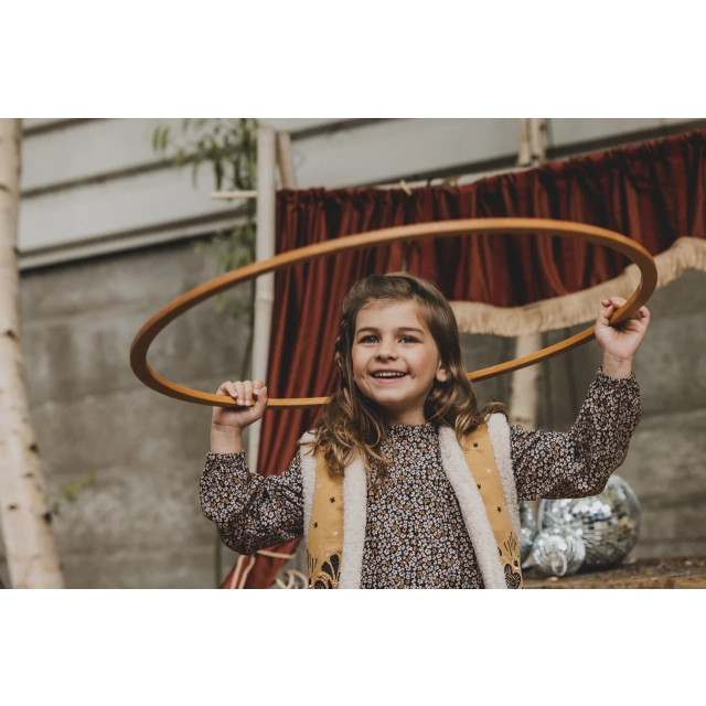 Looxs Revolution Lammy boho gilet borduursels voor meisjes in de kleur 2432-7072-517 large