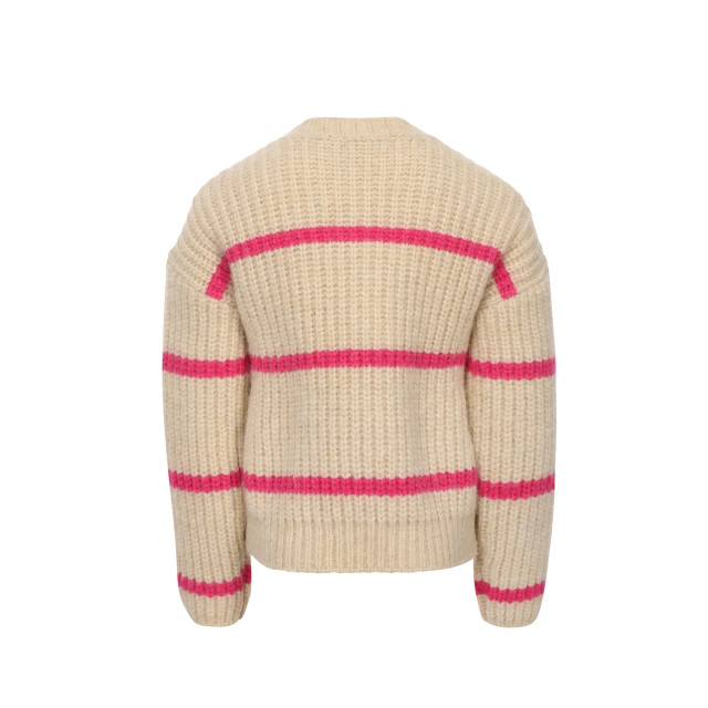 Looxs Revolution Gebreide trui pink stripe voor meisjes in de kleur 2432-5341-936 large