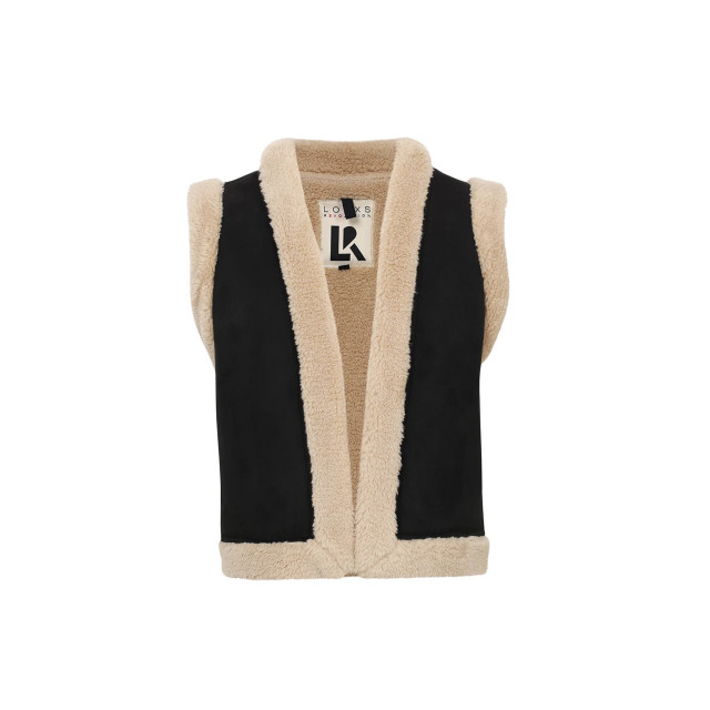 Looxs Revolution Gilet with teddy voor meisjes in de kleur 2432-5064-099 large