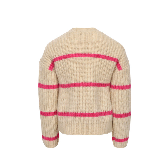 Looxs Revolution Gebreide trui pink stripe voor meisjes in de kleur 2432-5341-936 large