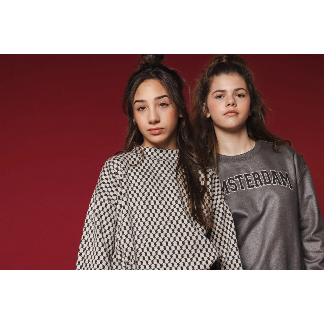 Looxs Revolution Jacquard sweater dessin voor meisjes in de kleur 2432-5363-885 large