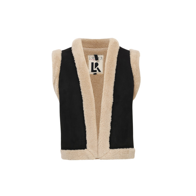Looxs Revolution Gilet with teddy voor meisjes in de kleur 2432-5064-099 large