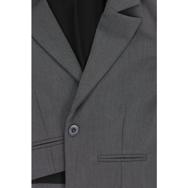 Looxs Revolution Cropped blazer grey melee voor meisjes in de kleur 2432-5048-006 large